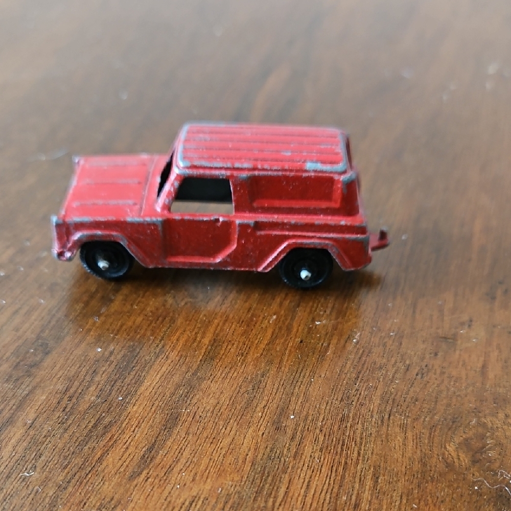 Vintage Metal Tootsie Red Panel Truck Toy Chicago, USA